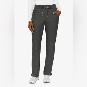 Med Couture Straight-Leg Scrubs Pants